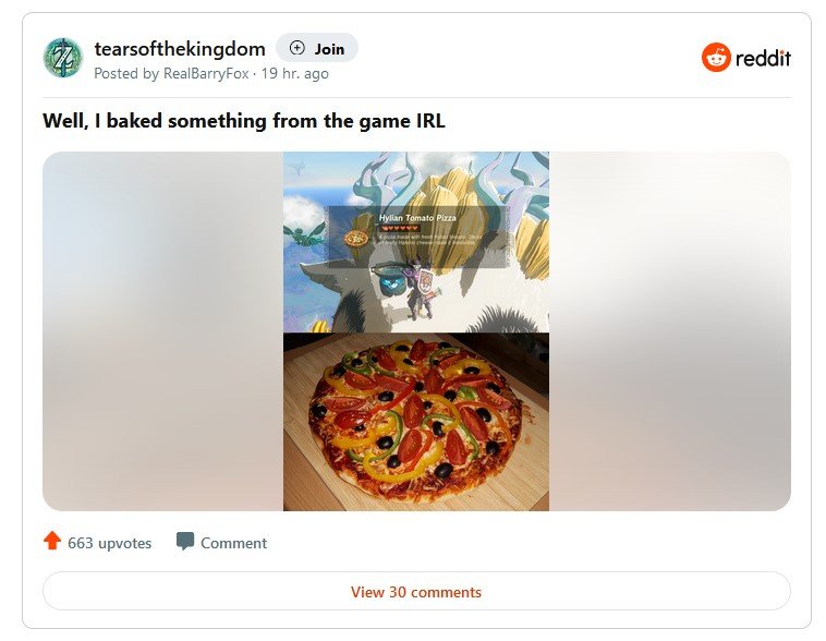 Zelda  In-Game Food to Life in Their Kitchens