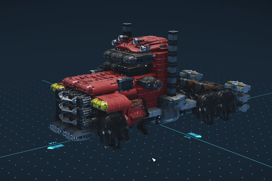 Starfield Player Constructs Space Truck Resembling Optimus Prime