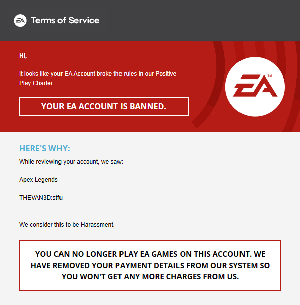 EA bans entire accounts for one word STFU even access to singleplayer.png