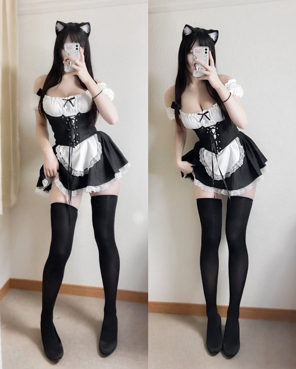 asian maid girl