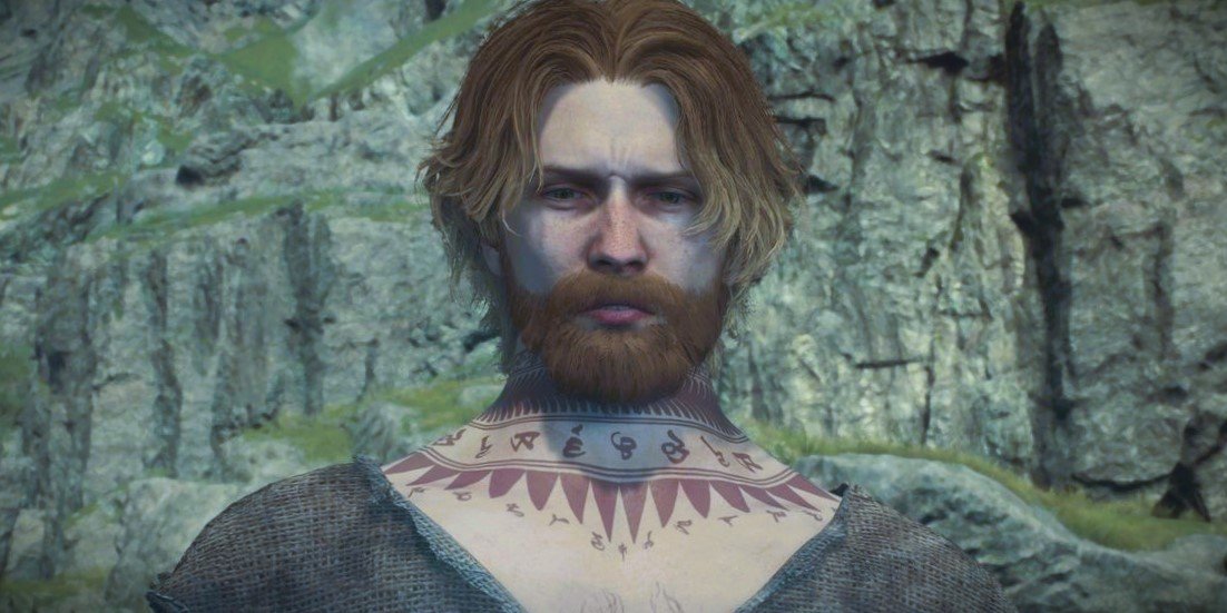 a picture of the arisen looking at you dragon's dogma 2