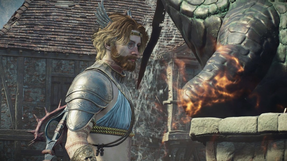 a very good side profile picture of the arisen dragon's dogma 2