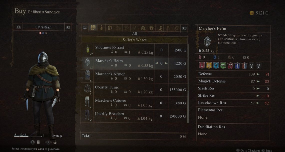 dragon's dogma 2 philbert's sundries marchers armor regal outfit