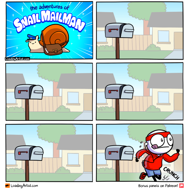 snail mail man comic