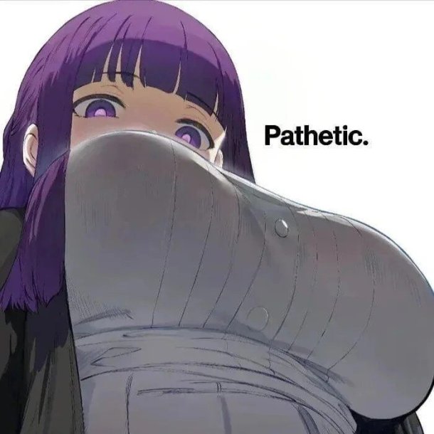 Pathetic anime meme
