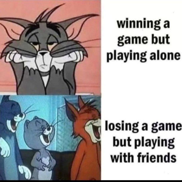 gaming with friends meme