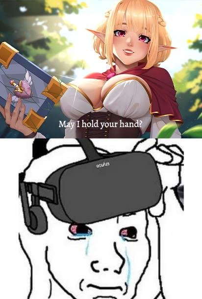 VR games hurt in a different way meme